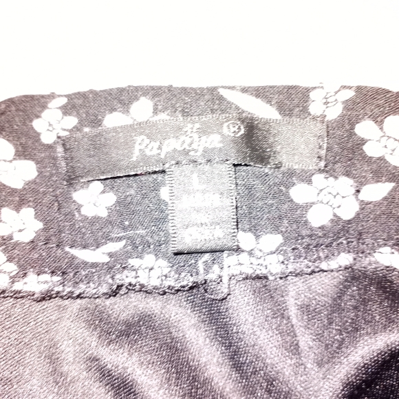 💕5 for 25$ Large Papaya Black & White Floral Mini Skirt - Picture 3 of 7